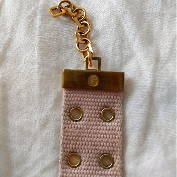 Christian Dior Canvas & Gold Hardware Bracelet - Picture 8 of 16